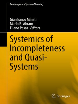 cover image of Systemics of Incompleteness and Quasi-Systems